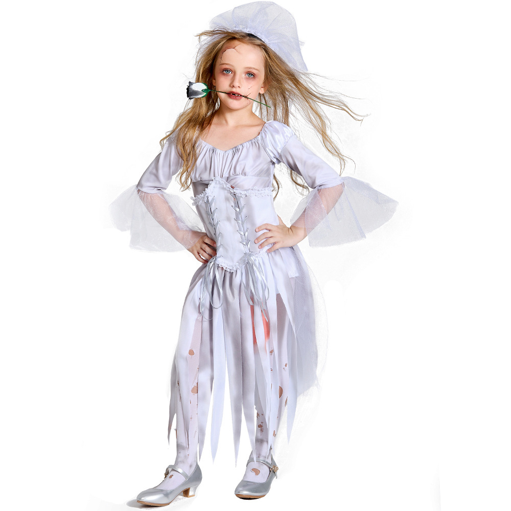 5 Size Women Classic Halloween Costume for Kids Girl Pretend Play