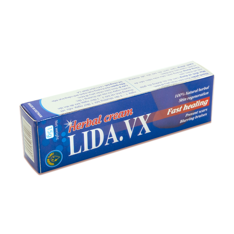 LIDA.VX Kem Thảo Dược Mau Liền Da