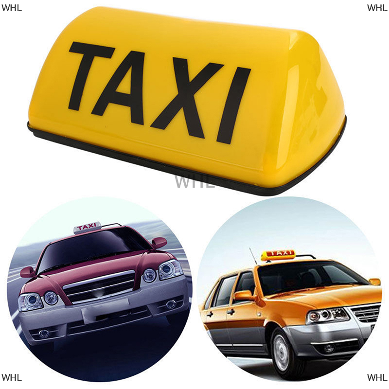 WHL Bảng Hiệu Taxi trên nóc xe taxi đèn LED 12V chống nước cho xe hơi