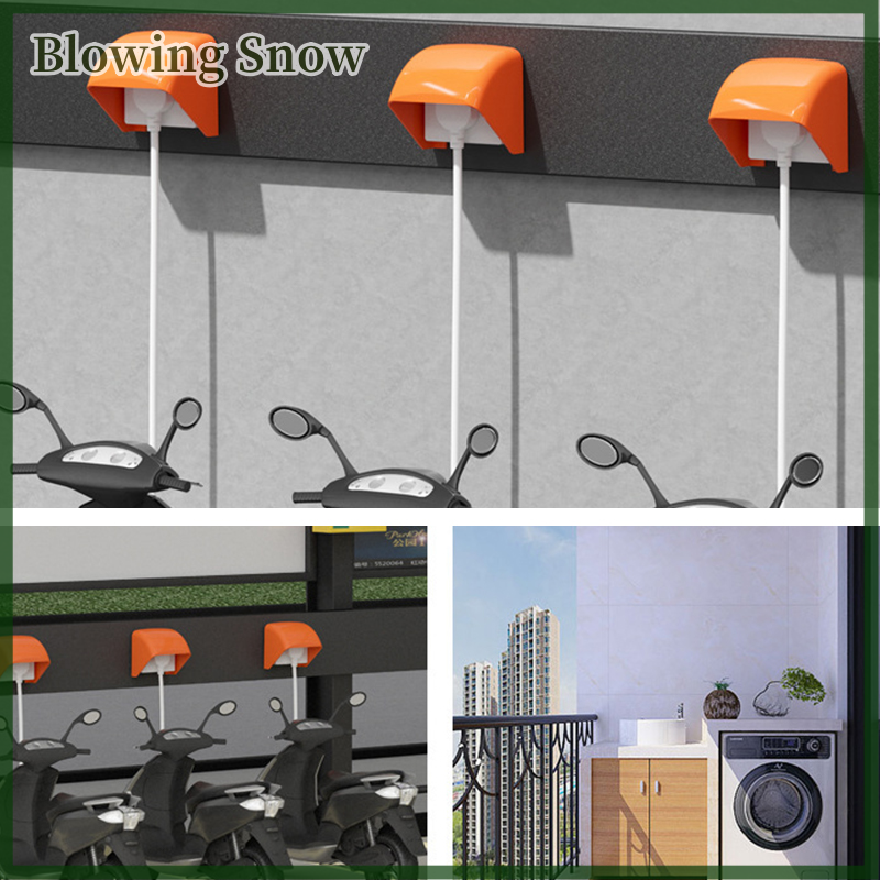Blowing Socket Rain Cover 86 Type Universal Wall Socket Waterproof Box Protection Cover Socket Rainproof Cover