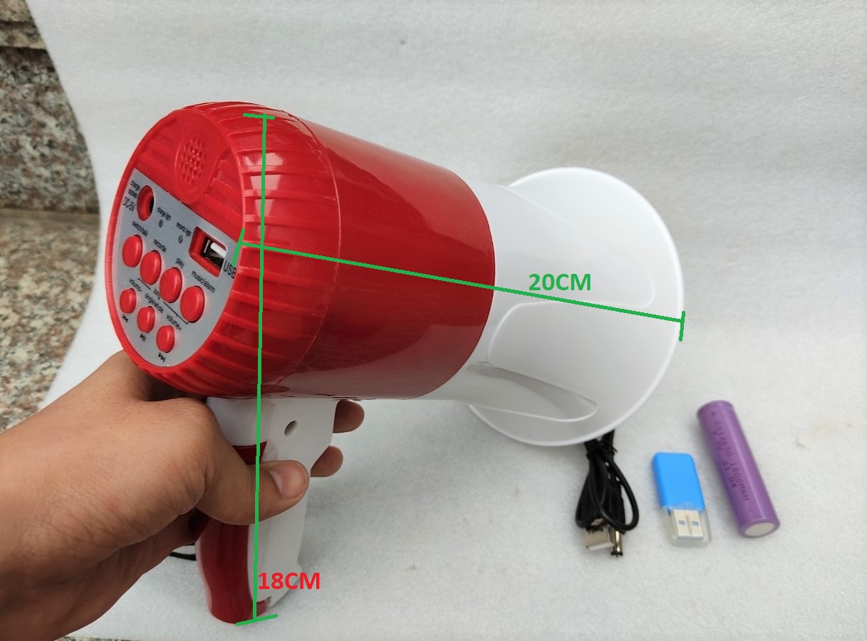 LOA LÉN LOA PHÓNG THANH CẦM TAY CÓ USB 35W