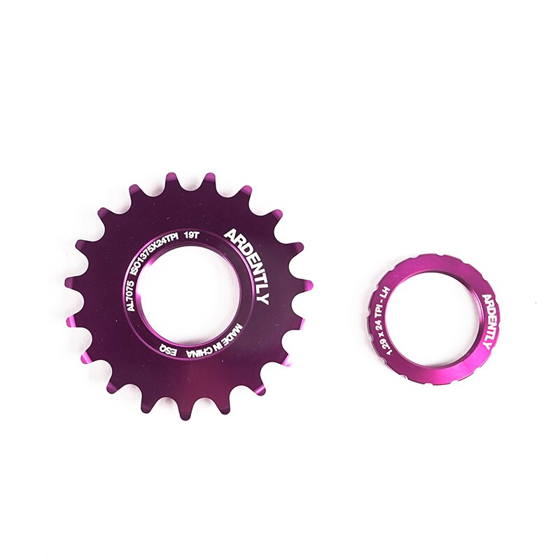 Ardently fixed gear track bike hub wheel cogs aluminium alloy sprocket lock s 13/14/15/16/17/18/19/20t biycle essories