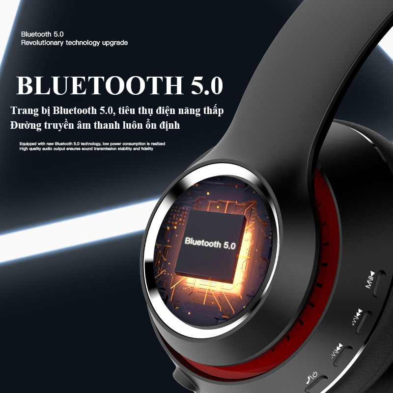 Tai nghe chụp tai bluetooth không dây L500