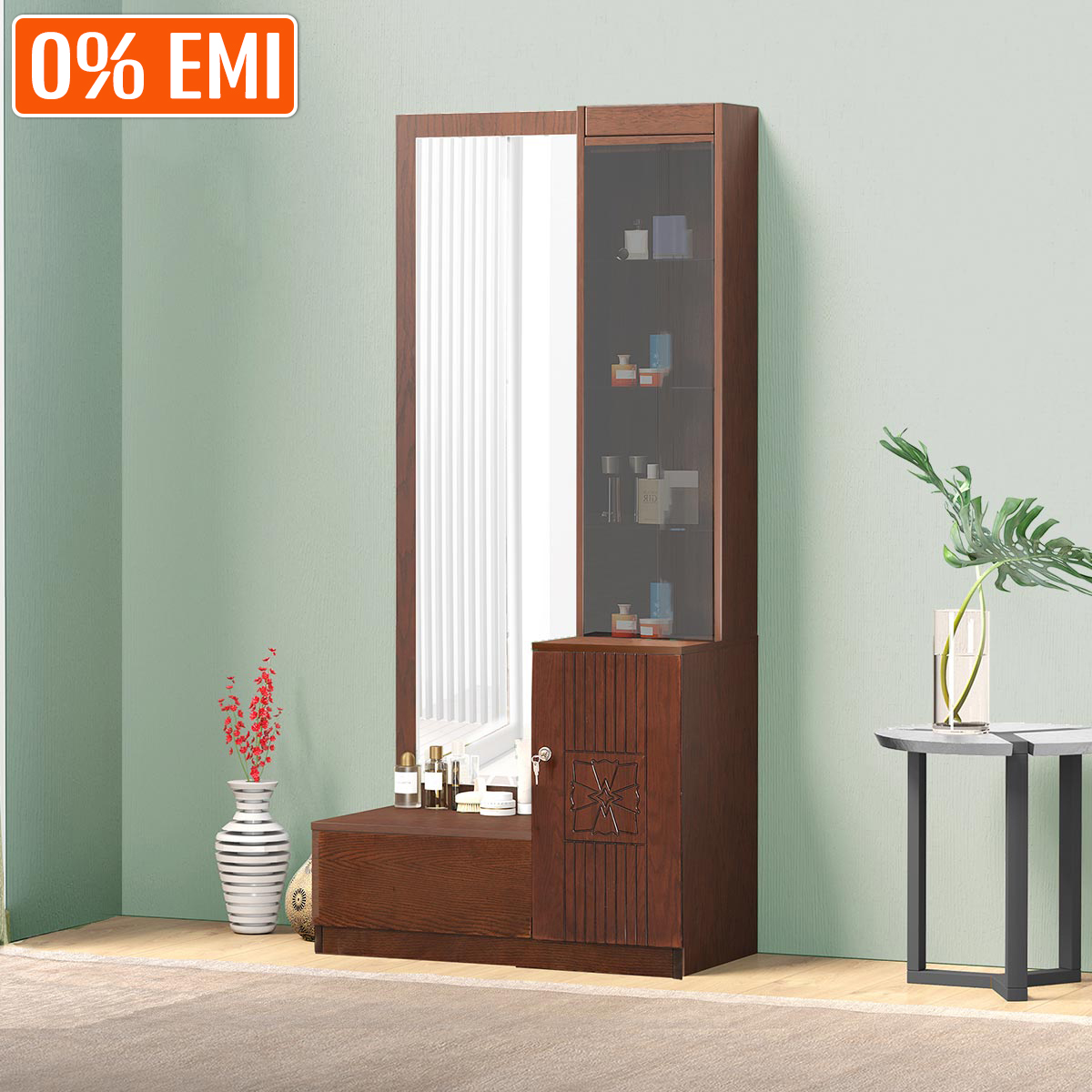 Regal Carolina Wooden Dressing Table - DTH-342-3-1-20 | - 995609