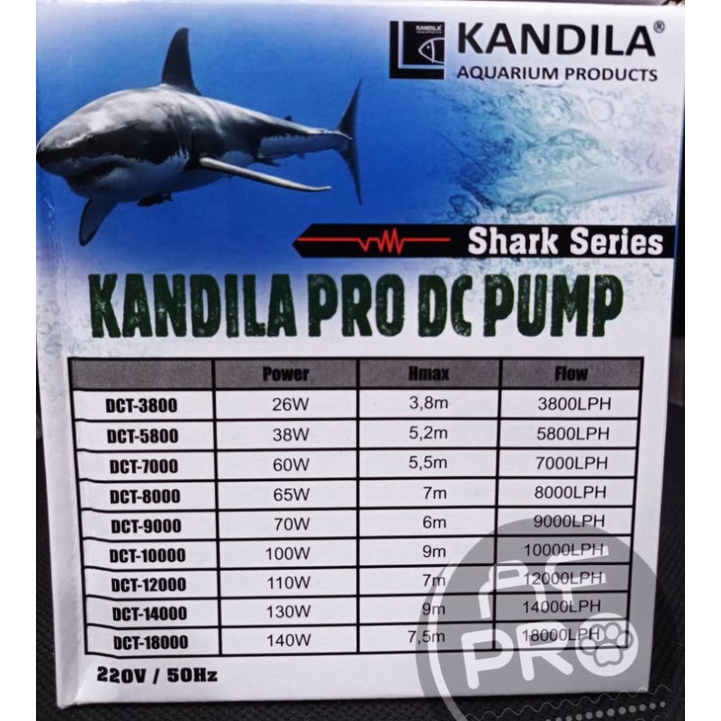 POMPA DC KOLAM KOI AQUARIUM KANDILA PRO DCT 5800
