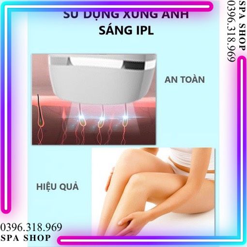 Máy Triệt Lông Mini Cầm Tay Chất Lượng Cao -spashop