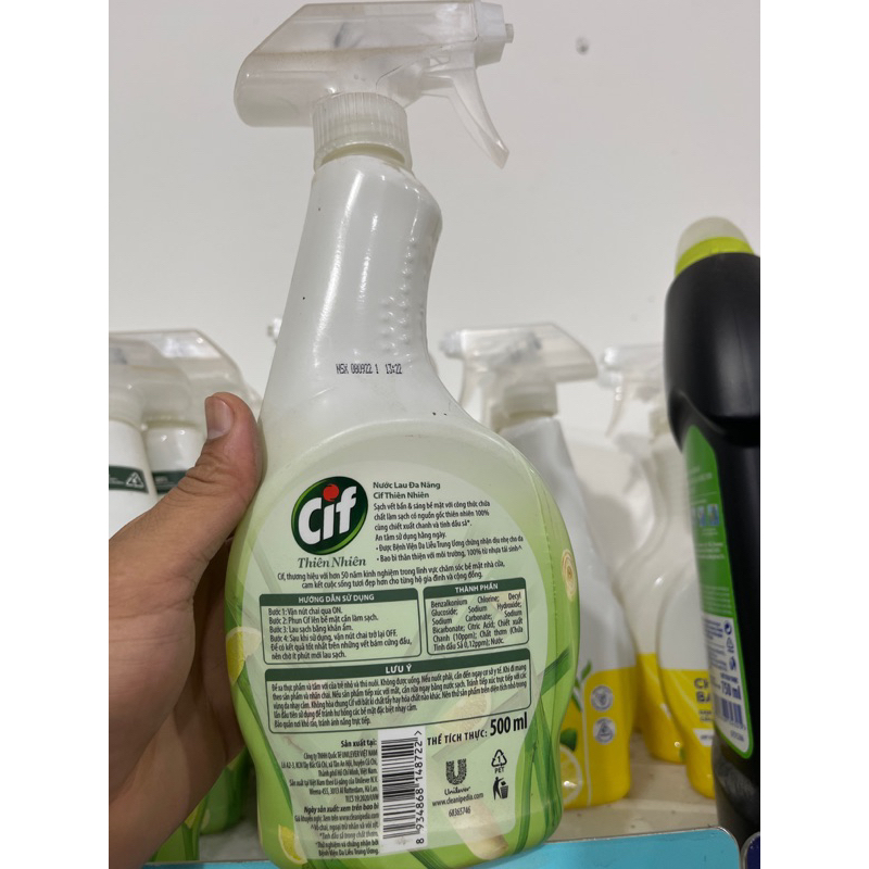 Nước lau đa năng Cif 500ml
