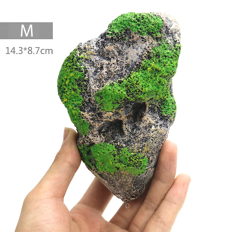 【HATELI】Aquarium Accessories Floating Rock Suspended Artificial Stone Aquarium Decor Fish Tank Decoration Floating Pumice Flying Rock Ornament