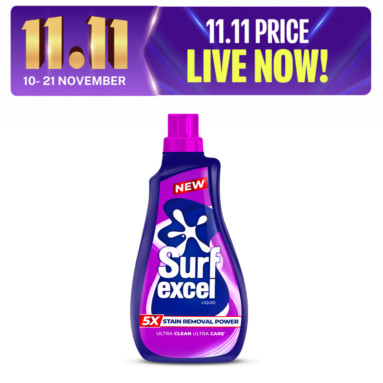 Surf Excel Liquid Detergent Bottle - 900ML