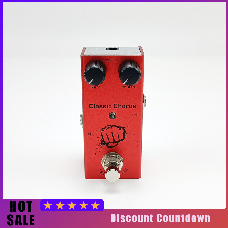 Electric Guitar Pedal Vintage Overdrive/distortion Crunch/distortion/tremolo/classic Chorus/digital Delay
