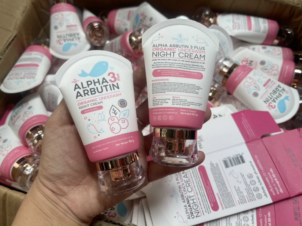 Kem dưỡng trắng thâm nách alpha abutin 3plus 50g