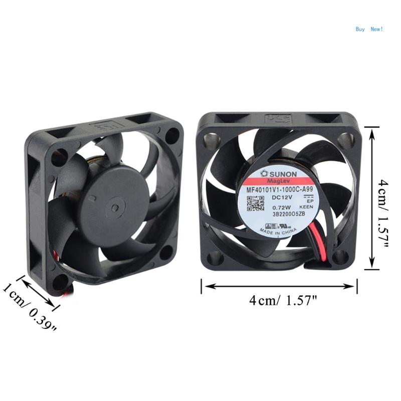 【New Arrivals】40mm Cooling Fan Hydraulic Bearing for Sunon Maglev 4010 12V 24V 1.92W 3D Printer Cooler Radaitor for Voron 2.4. 