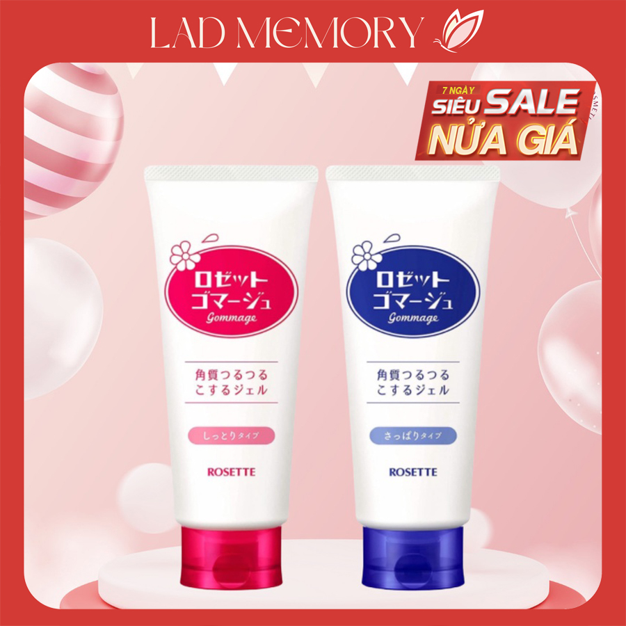 [3 Tặng 1] Tẩy da chết ROSETTE Gommage Peeling Gel Nhật Bản (loại 120gr)