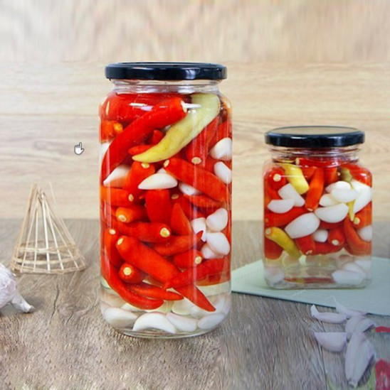[HÀNG CHẤT LƯỢNG] Hũ thủy tinh 1000ml nắp thiết đen
