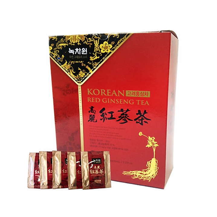 Trà hồng sâm hàn quốc, korean red ginseng tea, 50 gói - nokchawon