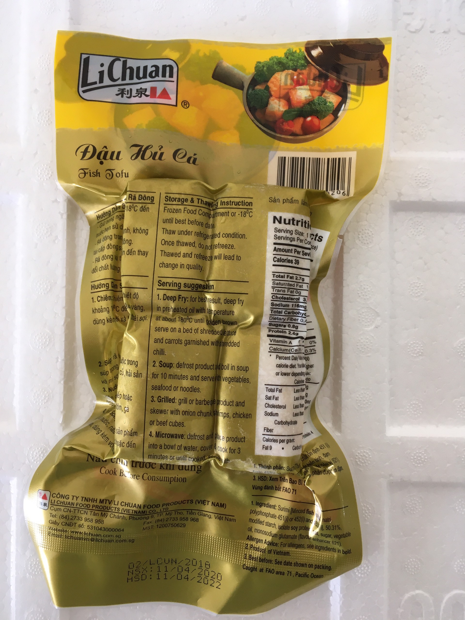 Đậu hủ cá Lichuan 200g