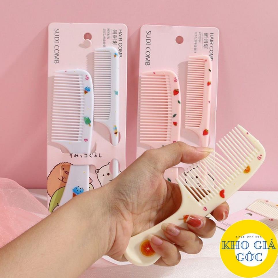 Set 2 lược chải đầu