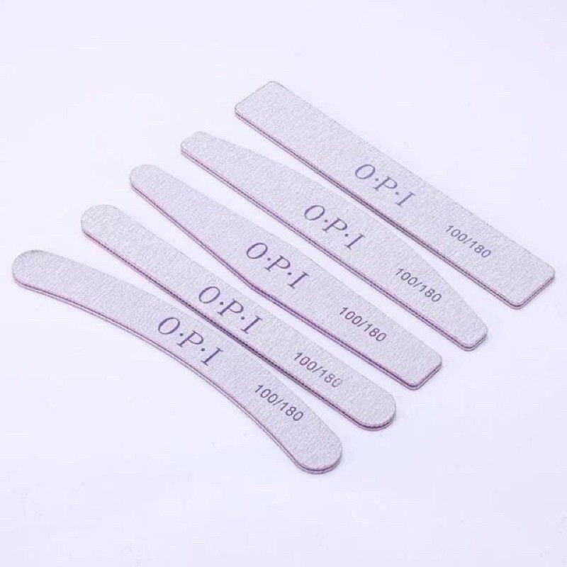 Dũa mỏng hiệu Opi, dũa móng tay, dũa móng gel, móng bột 180/240