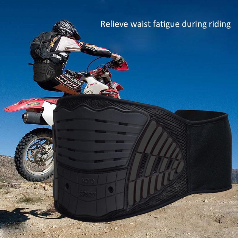 【Eco-friendly】 Motorcycle Belt Riding Protective Off-Road Kidney Protection Belt Waist Support Locomotive Anti-Fall Belt