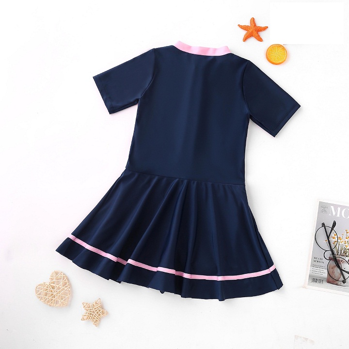 Đồ bơi cho bé gái liền thân chân váy