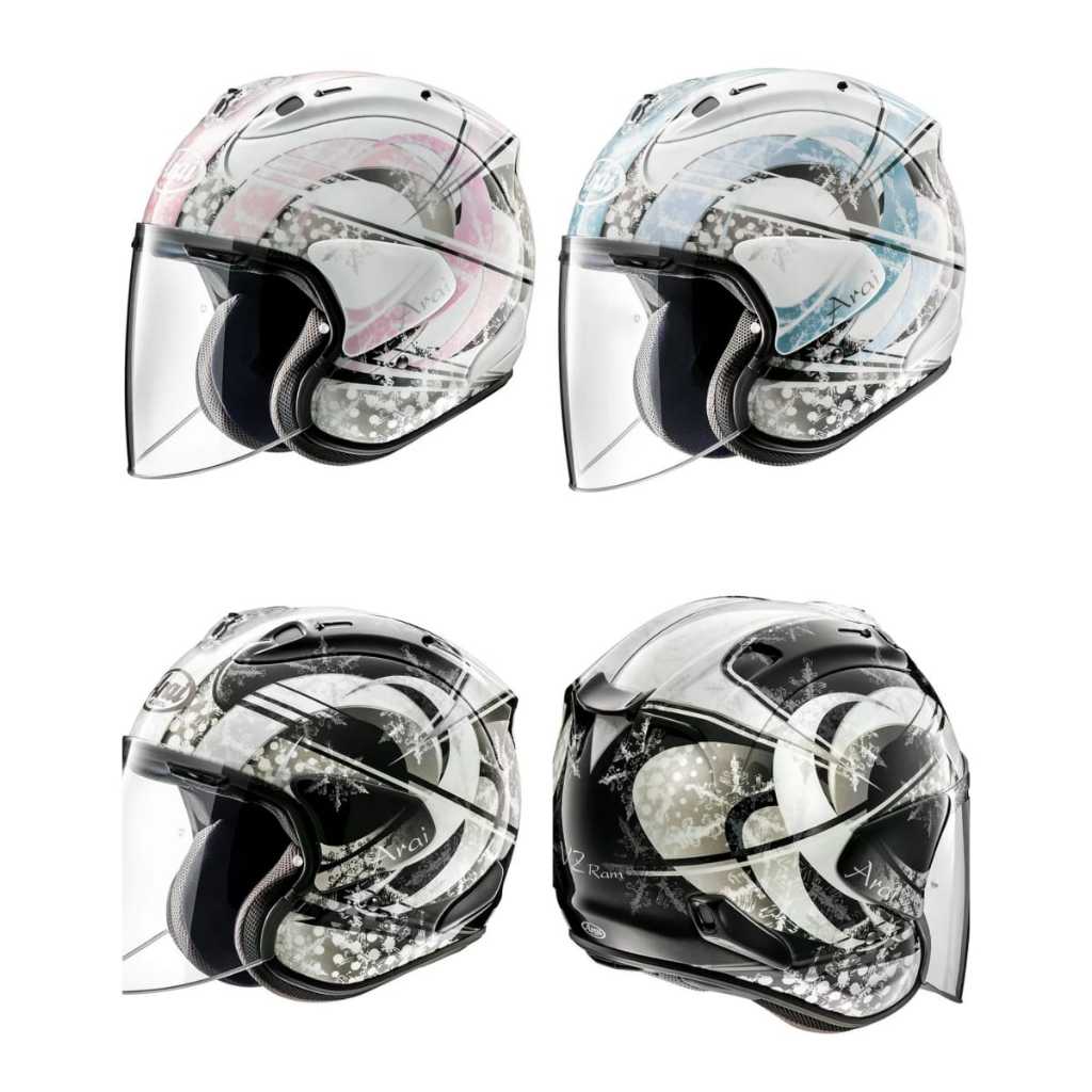 アライVZ-RAM  DOME Arai VZ-RAM Snow Dome Black/ Snow Dome Pink/ Snow Dome Blue Full