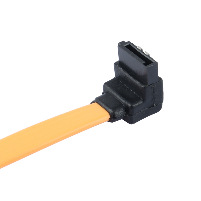 【SHX】-20 Pcs SATA 3 6Gbps Cable 90 Degree Angle Serial SATA III HDD SSD