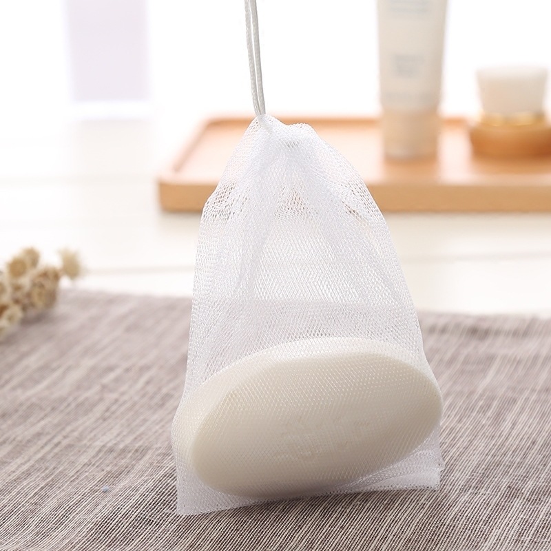 Dây trắng lưới tạo bọt lưới tạo bọt xà phòng rửa tay rửa Net lưới tạo bọt xà phòng net bọt Net