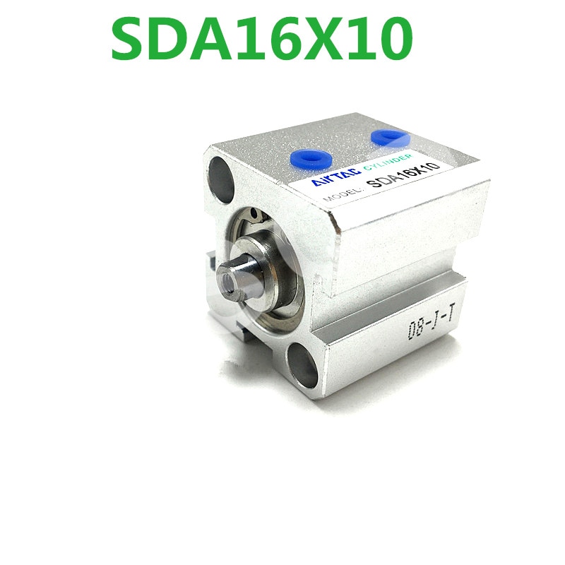 Sda16x5 sda16x10 sda16x15 sda16x20 sda16x25 sda16x30 sda16x35 sda16x15b fsqd airtac pneumatic compact cylinder sda sda16 series
