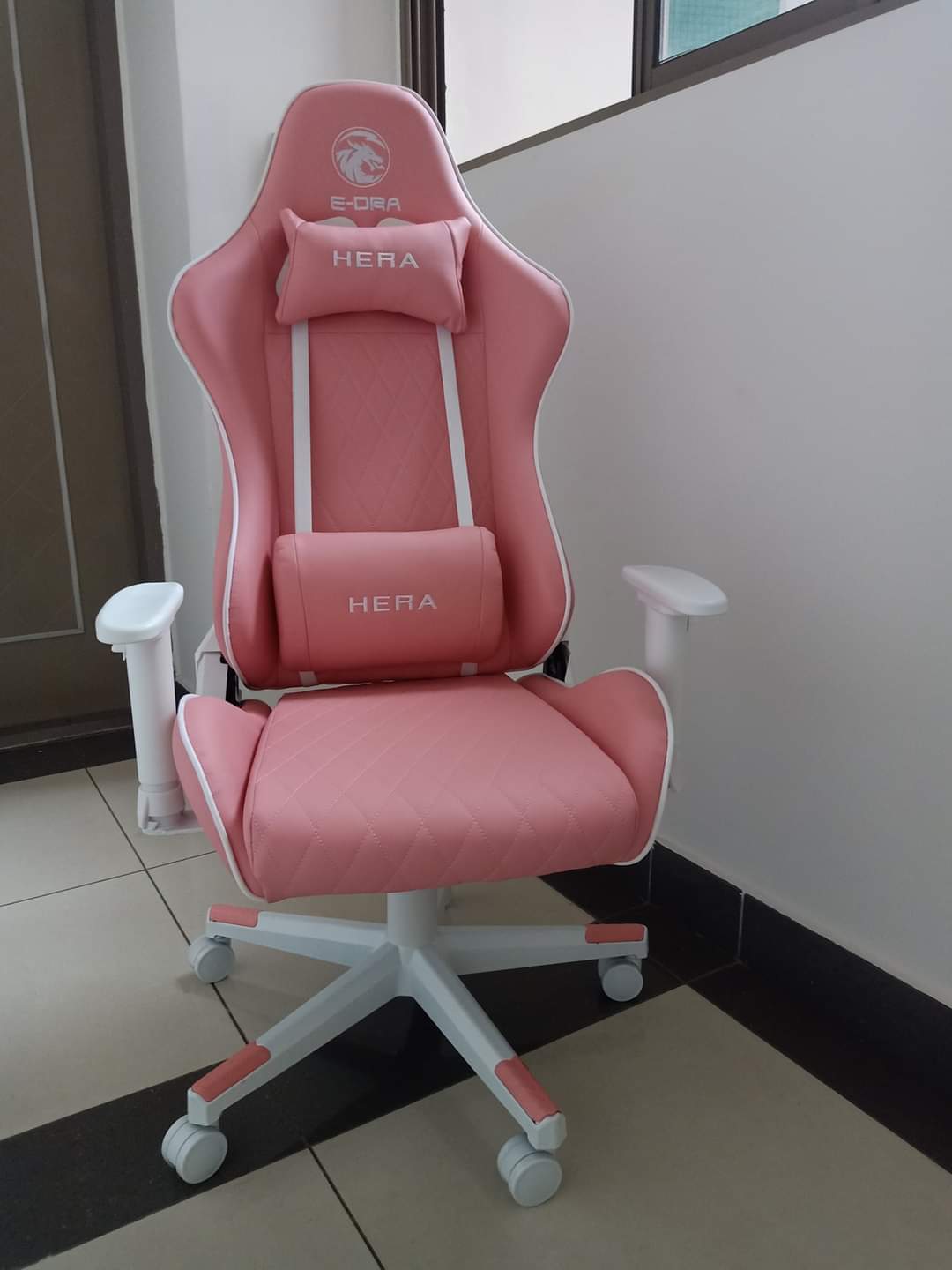 Ghế gaming E-Dra Hera EGC224 Pink White