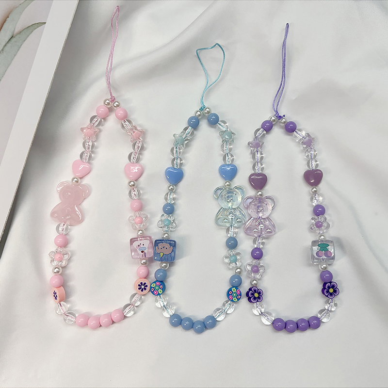 Cute%20Bear%20Bow%20Mobile%20Phone%20Rope%20Keychain%20Lanyard%20Mobile%20Phone%20Beaded%20Chain%20Bracelet%20Anti-Fall%20Acrylic%20Color%20Chain%20Crystal%20Cute%20YAFENG%20-%20Image%203