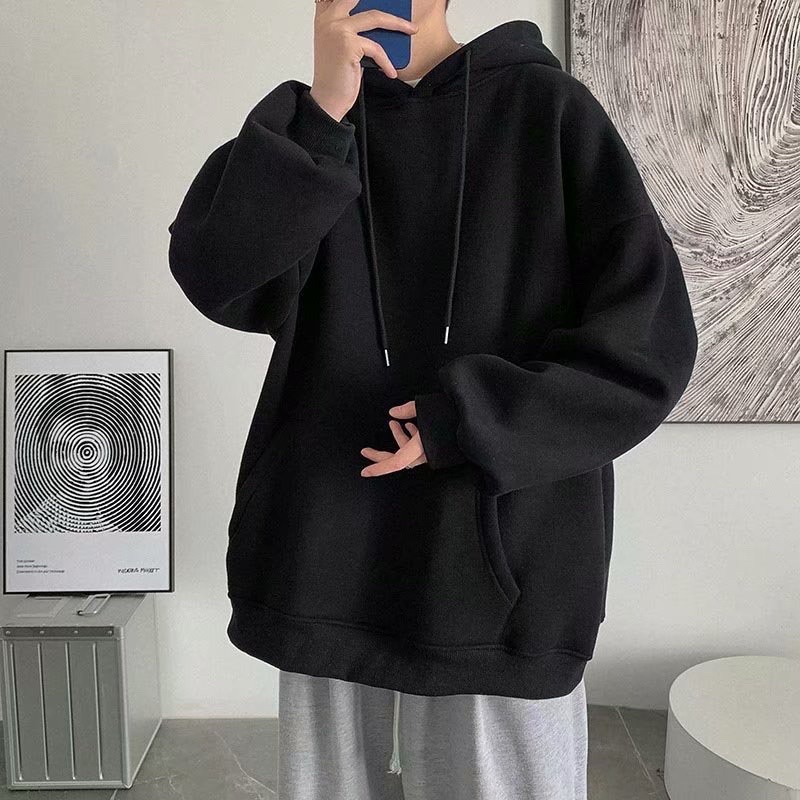 Áo hoodie nỉ bông trơn màu xanh neon/xanh ngọc/xanh coban unisex/nam nữ unisex/ hoodie trơn