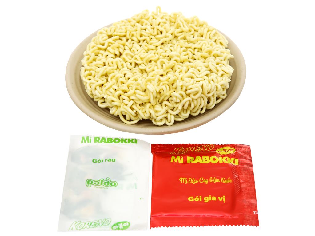 Mì xào cay Koreno Rabokki gói 102g