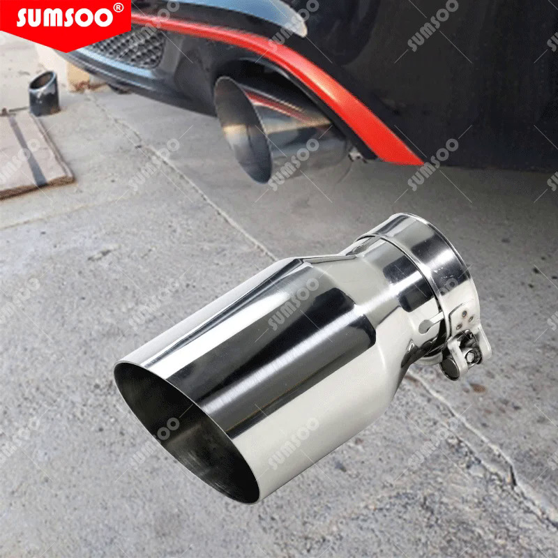 1 cái ống xả Ống xả Ống xả ống xả ô tô thông dụng bằng thép không gỉ