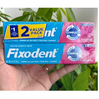 [COMBO 2 TYPE] Keo Dán Hàm Răng Giả Fixodent 68g | Marathon Dental