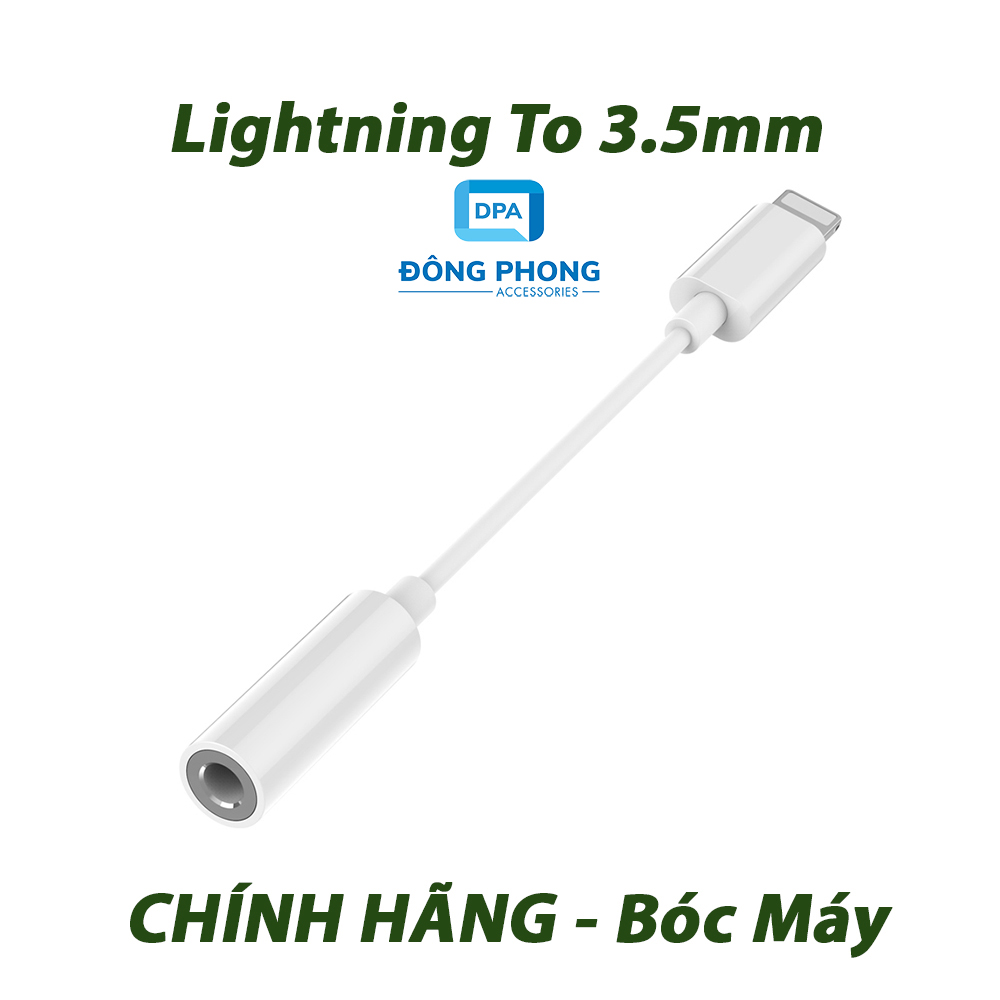 Jack Chuyển Cổng Lightning Sang 3.5mm iPhone Zin Bóc Máy