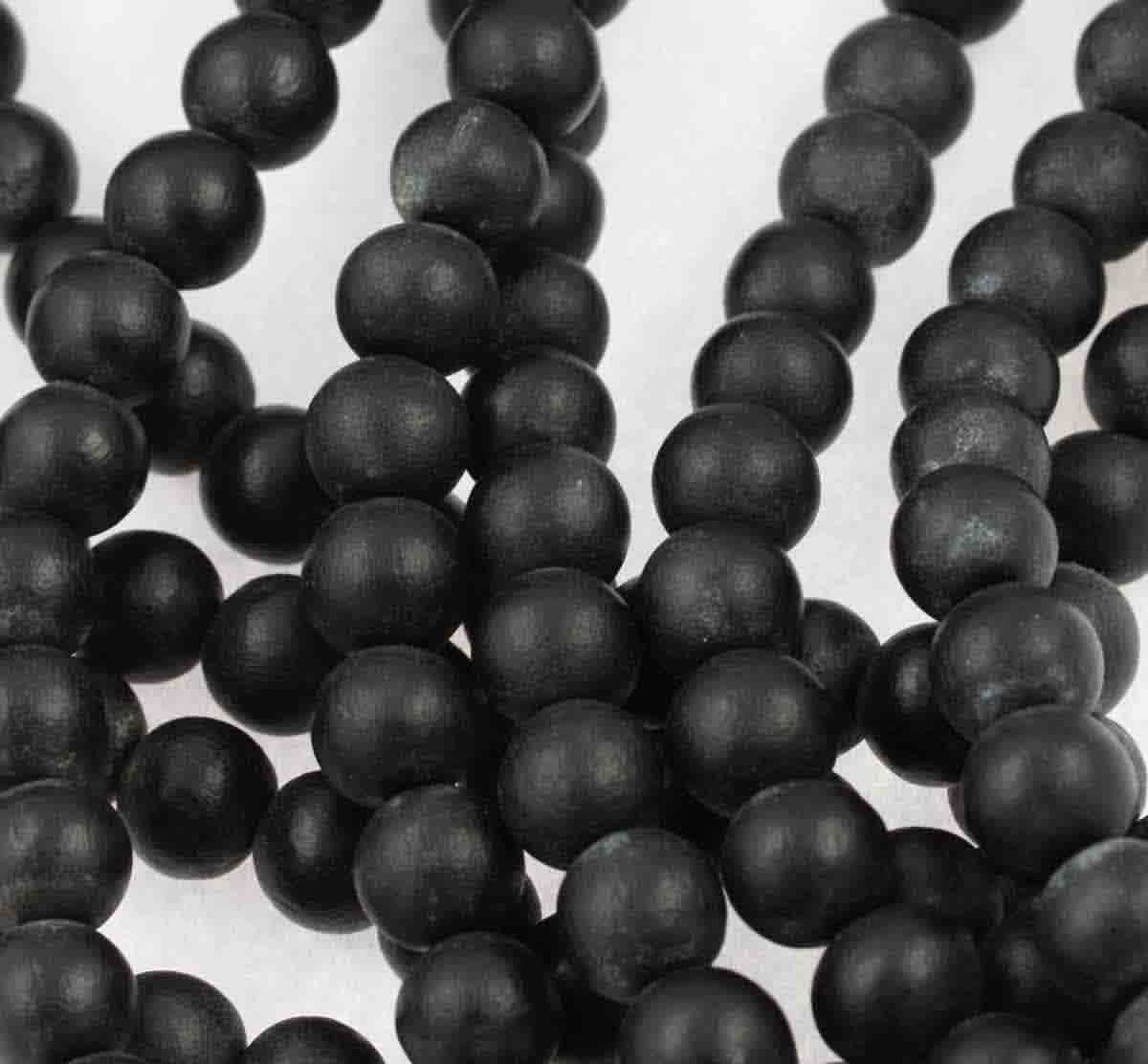 ෆෙන්ග් ෂුයි Coin Wooden Chain Black Wood Neckless for පිරිමි සහ ගැහැණු ...