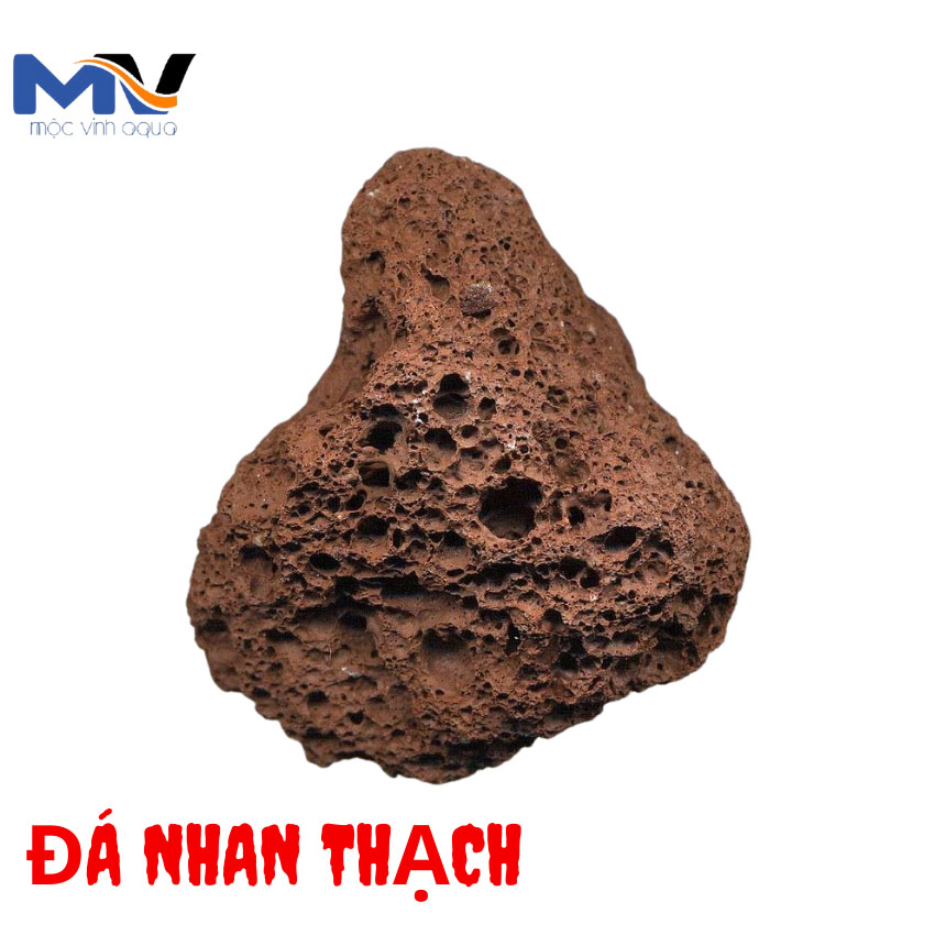 [ Túi 1kg ] Đá nham thạch đỏ lọc nước cho hồ cá