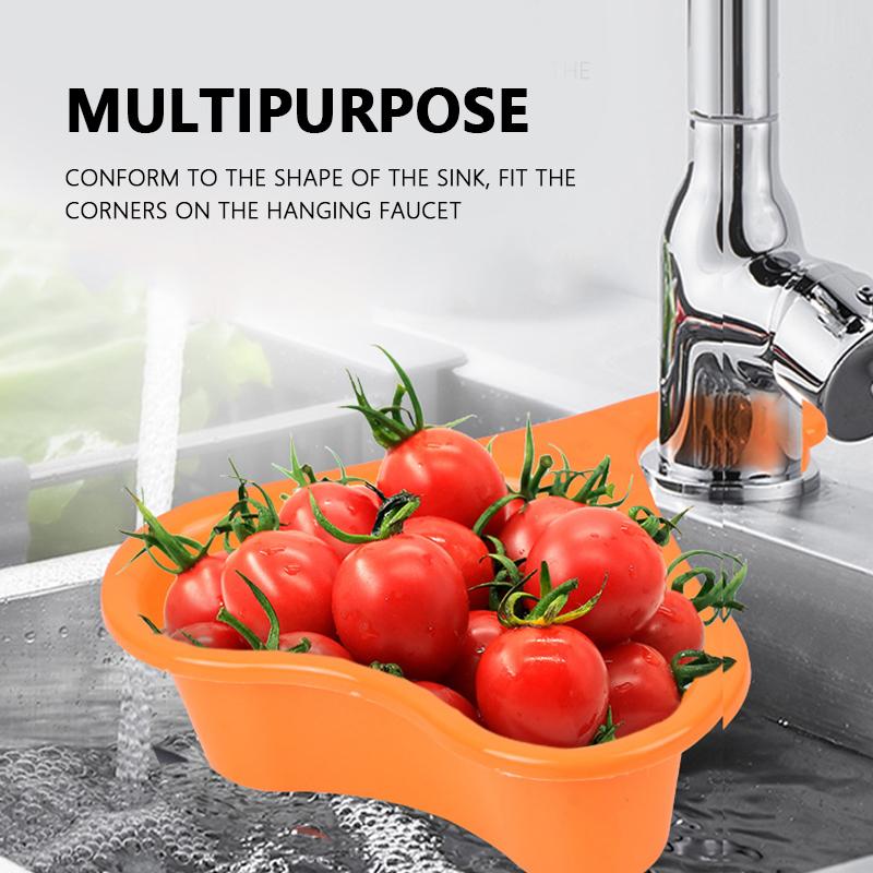 Kitchen sink filter rack creative sink drain basket hanging drain rack kitchen leftover soup filter household kitchen utensils