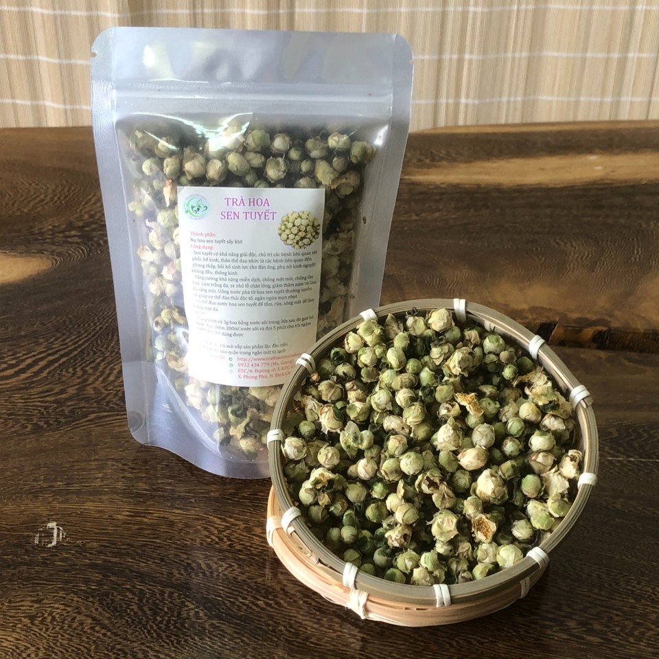[HCM]Trà Hoa Sen Tuyết 100G