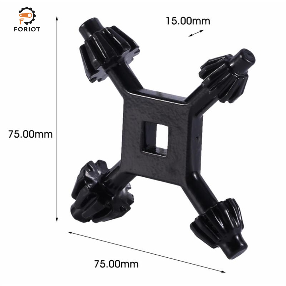 Foriot 1Pcs 4 In 1 Multi-function Universal Chuck Key Drill Drilling Holder Spanner Ratchet Socket Ring Combination Grip Star Wrench