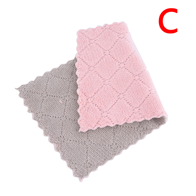 1pc Super Absorbent Microfiber kitchen dish Cloth Household Cleaning Towel MENGYU. 