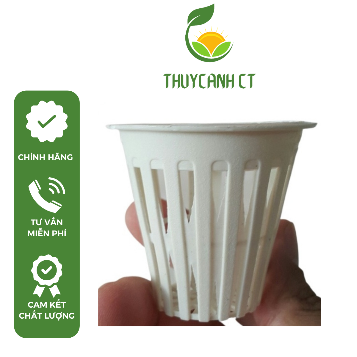 100 Rọ thủy canh trồng rau 55x50x30mm (Rọ nhỏ)