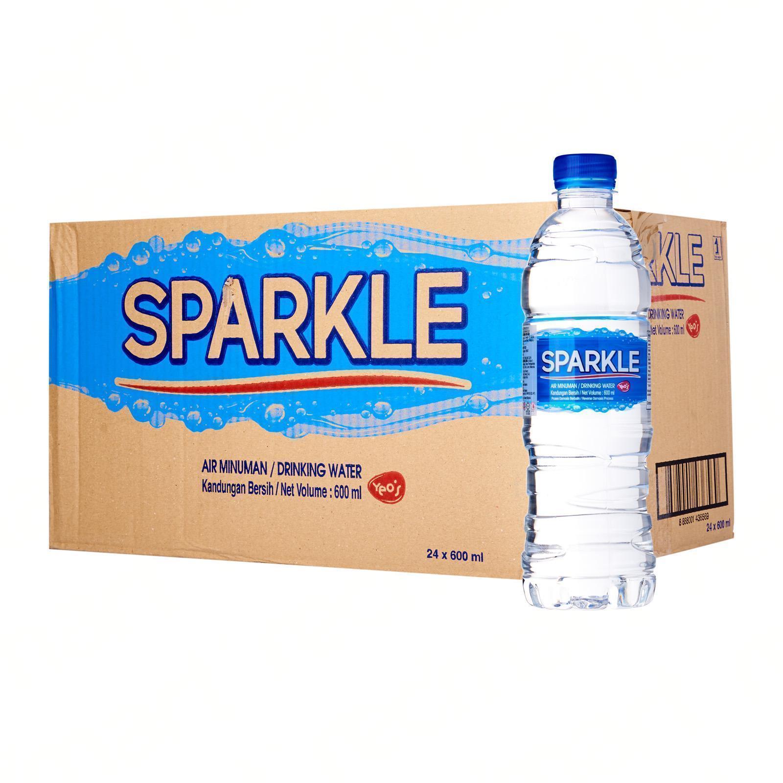 Yeo's Sparkle Drinking Water 600ML (Case of 24) - Case | Lazada