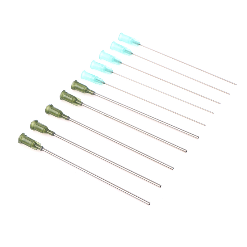 Tools 5pcs Tip Extra Long Total Length 100mm Blunt Tip Flat Head Paste ...