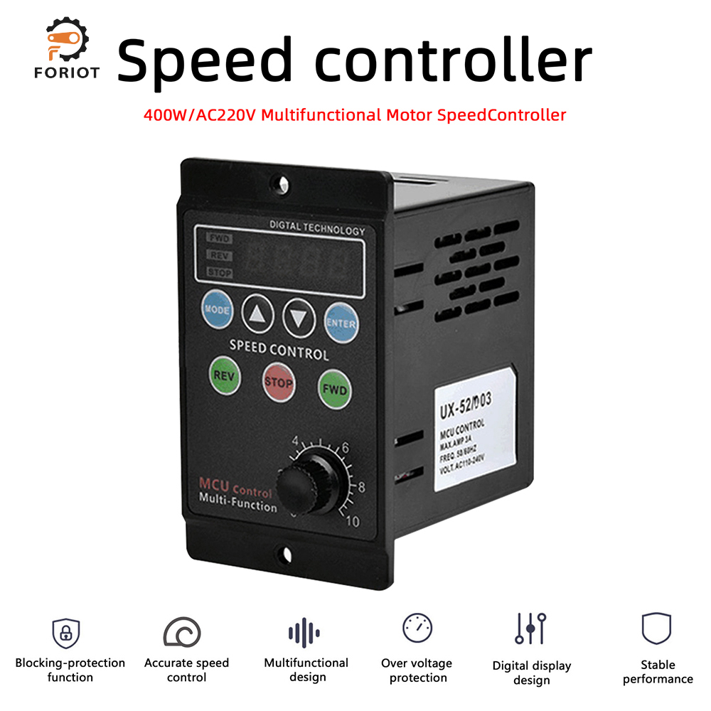 Foriot AC 220V Intelligent Speed Controller Produces AC Motor Speed Controller