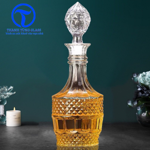 Chai Đựng Rươu Thuỷ Tinh Cao Cấp 800ML