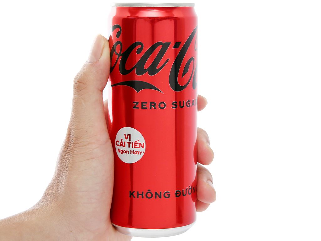 Lốc 6 lon nước ngọt Coca Cola Zero lon 320ml