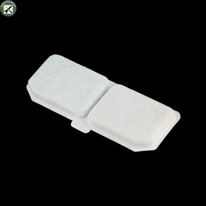 Boupower new！Pet Water Dispenser Filter Element, Activated Carbon+filter Cotton, Square Circulating Water Fountain Filters Replacement, Compatible For Small Pets Drinking Water Equipment