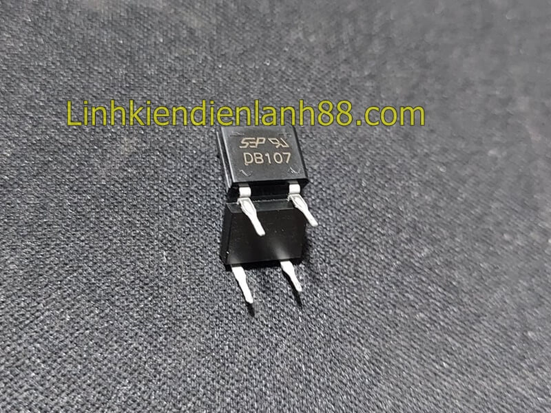 Chỉnh lưu cầu - diode cầu db107 1a 1000v dip-4 mới chính hãng.