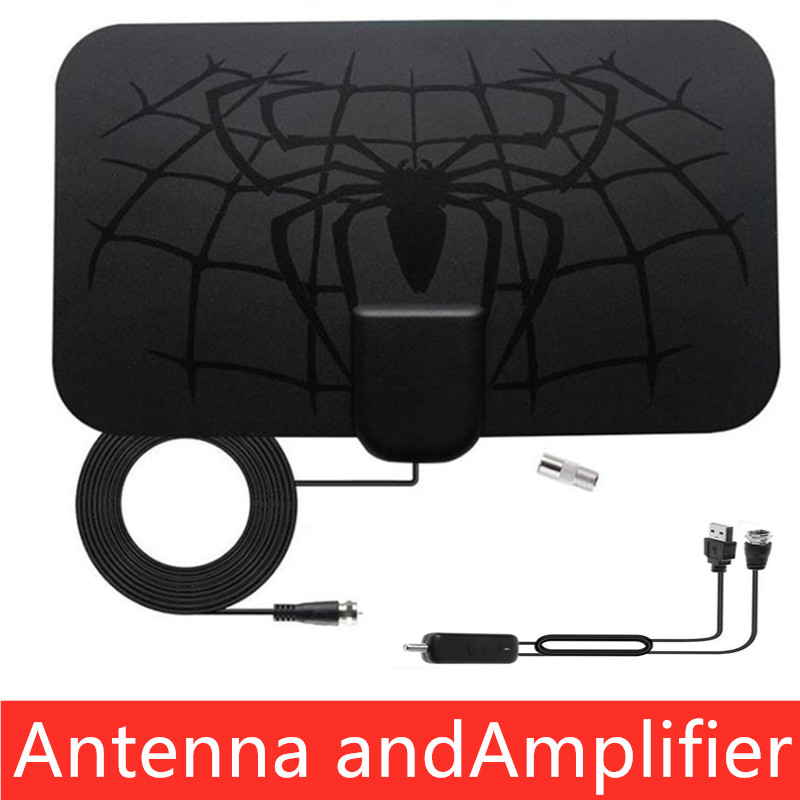 HD TV Antenna High Gain TV Antenna Booster Indoor Aerial Flat Design